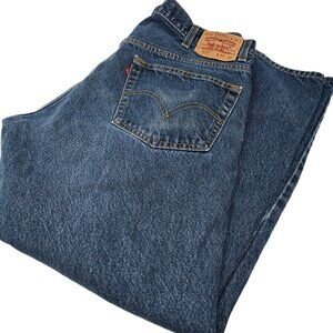 Levis 505 Denim Blue‎ Jeans Size 38X30 Men's Straight Leg